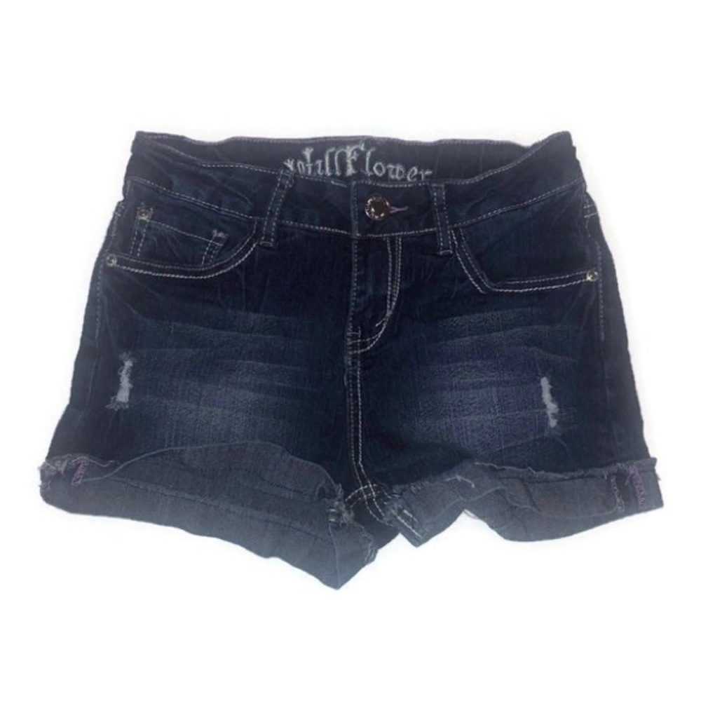 Wallflower Dark Wash Shorts